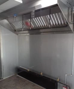8.5' x 24' Concession Food Trailer Charcoal Gray Event Catering -Cheap Concession Trailers Shop sam 1268