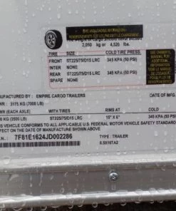 8.5' x 16' Concession Food Catering White Trailer -Cheap Concession Trailers Shop sam 1283 1