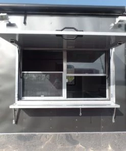 8.5' x 24' Concession Food Trailer Charcoal Gray Event Catering -Cheap Concession Trailers Shop sam 1285