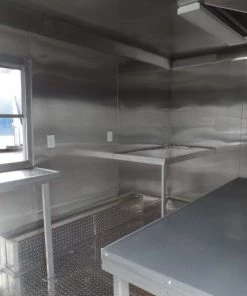 8.5' x 16' Concession Food Catering White Trailer -Cheap Concession Trailers Shop sam 1290 1