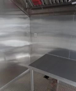 8.5' x 16' Concession Food Catering White Trailer -Cheap Concession Trailers Shop sam 1293 1