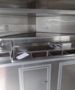 8.5' x 16' Concession Food Catering White Trailer -Cheap Concession Trailers Shop sam 1299 1