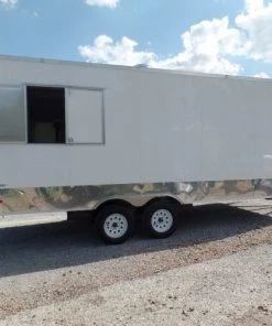8.5 x 20 Concession Food Trailer White Event Catering 31 8.5 x 20 Concession Food Trailer White Event Catering -Cheap Concession Trailers Shop sam 1496