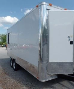 8.5 x 20 Concession Food Trailer White Event Catering 23 8.5 x 20 Concession Food Trailer White Event Catering -Cheap Concession Trailers Shop sam 1500