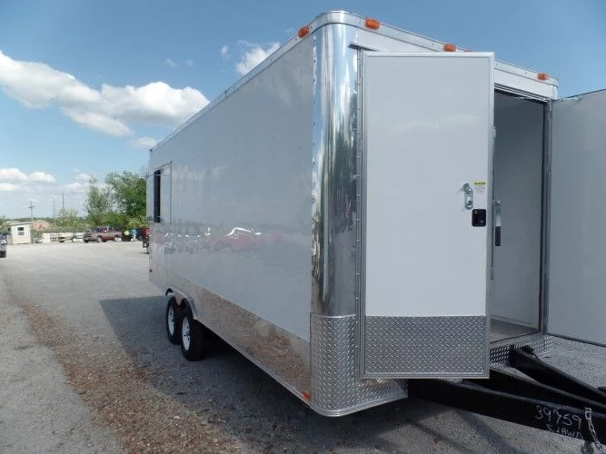 8.5 x 20 Concession Food Trailer White Event Catering 5 8.5 x 20 Concession Food Trailer White Event Catering - Image 5