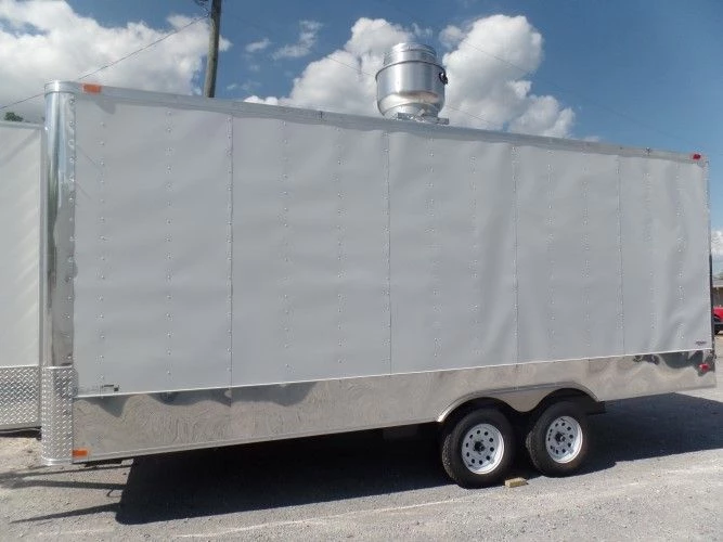 8.5 x 20 Concession Food Trailer White Event Catering 4 8.5 x 20 Concession Food Trailer White Event Catering - Image 4