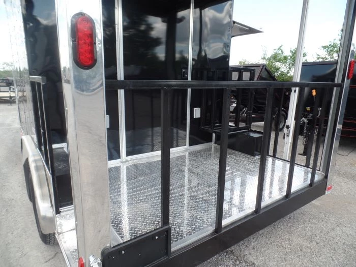8.5' x 14' Concession Food Trailer Black Event Catering 32 8.5' x 14' Concession Food Trailer Black Event Catering - Image 32