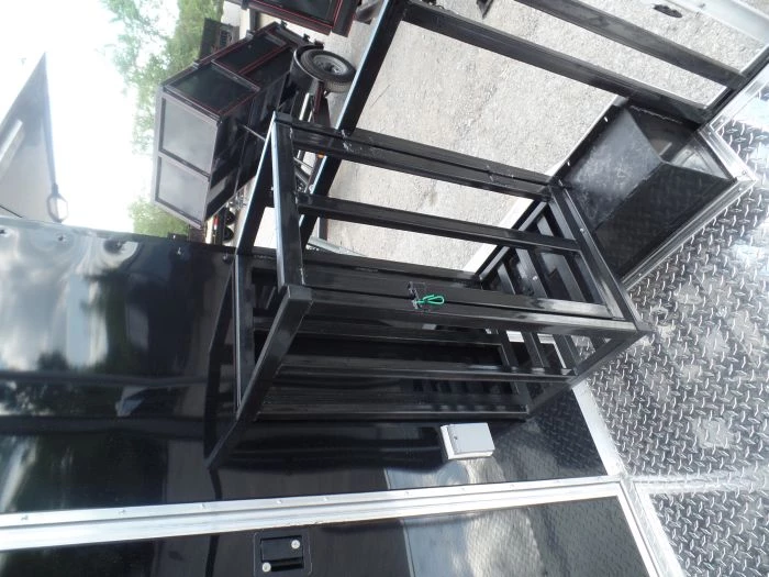 8.5' x 14' Concession Food Trailer Black Event Catering 44 8.5' x 14' Concession Food Trailer Black Event Catering - Image 44