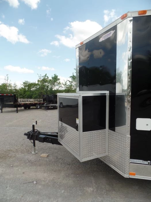 8.5' x 14' Concession Food Trailer Black Event Catering 36 8.5' x 14' Concession Food Trailer Black Event Catering - Image 36