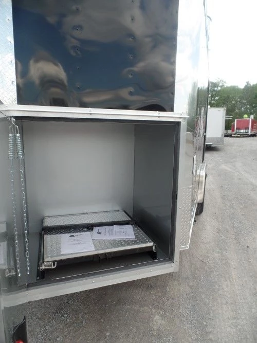 8.5' x 14' Concession Food Trailer Black Event Catering 45 8.5' x 14' Concession Food Trailer Black Event Catering - Image 45