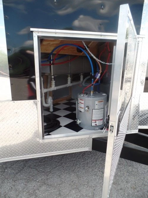 8.5' x 14' Concession Food Trailer Black Event Catering 18 8.5' x 14' Concession Food Trailer Black Event Catering - Image 18