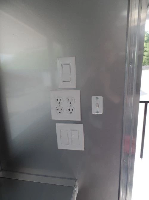 8.5' x 14' Concession Food Trailer Black Event Catering 9 8.5' x 14' Concession Food Trailer Black Event Catering - Image 9