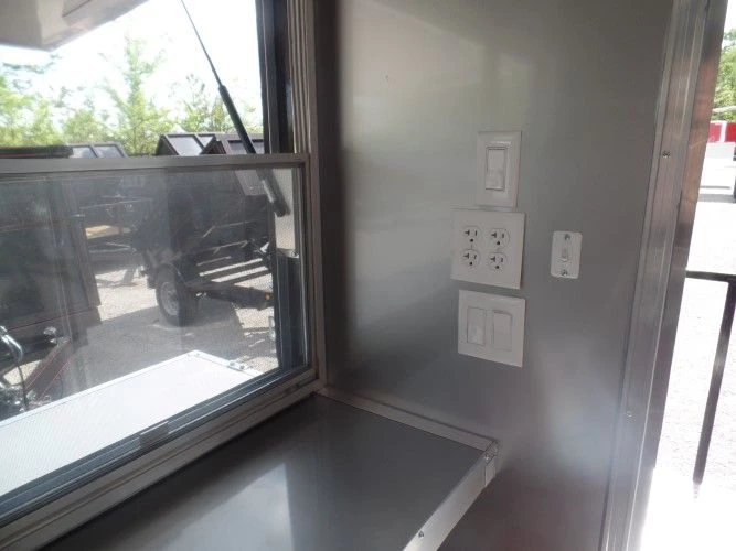 8.5' x 14' Concession Food Trailer Black Event Catering 16 8.5' x 14' Concession Food Trailer Black Event Catering - Image 16