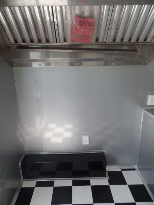 8.5' x 14' Concession Food Trailer Black Event Catering 23 8.5' x 14' Concession Food Trailer Black Event Catering - Image 23