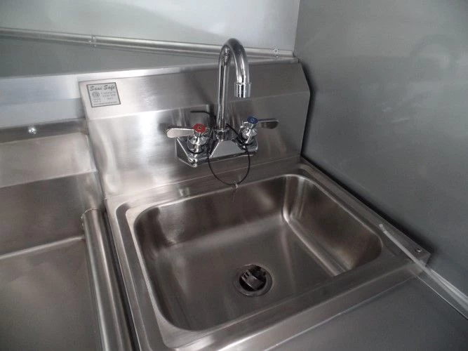 8.5' x 14' Concession Food Trailer Black Event Catering 37 8.5' x 14' Concession Food Trailer Black Event Catering - Image 37