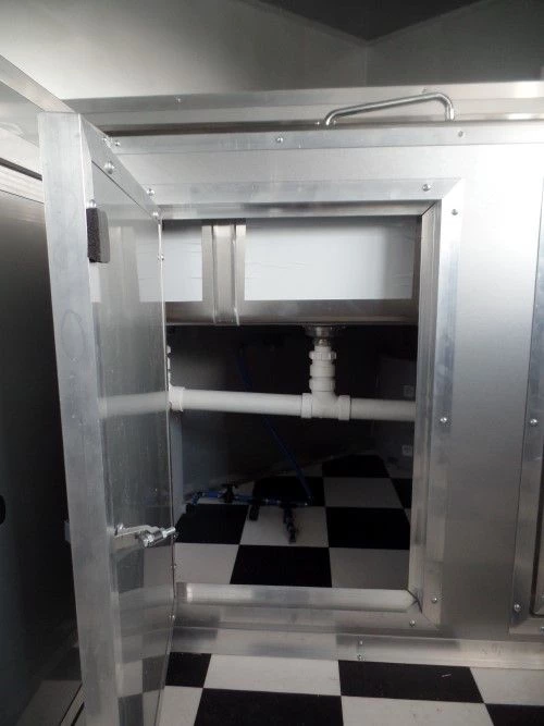 8.5' x 14' Concession Food Trailer Black Event Catering 30 8.5' x 14' Concession Food Trailer Black Event Catering - Image 30