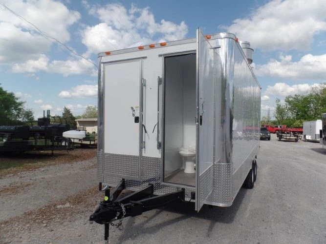 8.5 x 20 Concession Food Trailer White Event Catering 3 8.5 x 20 Concession Food Trailer White Event Catering - Image 3