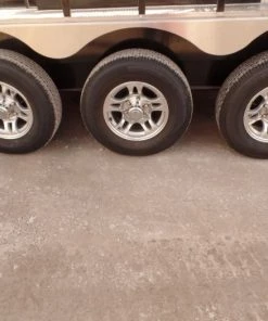 8.5' x 34' Goose-neck White BBQ Concession Food Trailer -Cheap Concession Trailers Shop sam 1620 1