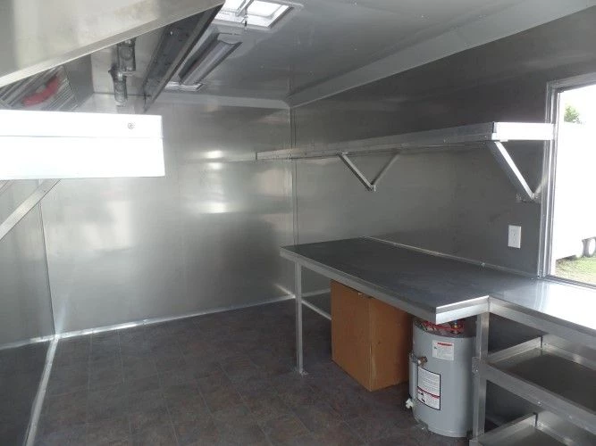 8.5 x 20 Concession Food Trailer White Event Catering 2 8.5 x 20 Concession Food Trailer White Event Catering - Image 2