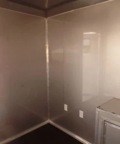 8.5' x 34' Goose-neck White BBQ Concession Food Trailer -Cheap Concession Trailers Shop sam 1636