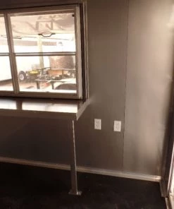 8.5' x 34' Goose-neck White BBQ Concession Food Trailer -Cheap Concession Trailers Shop sam 1643