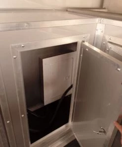 8.5' x 34' Goose-neck White BBQ Concession Food Trailer -Cheap Concession Trailers Shop sam 1646