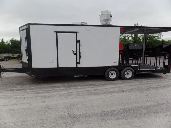 8.5' x 24' Concession Food Trailer White Event Catering 28 8.5' x 24' Concession Food Trailer White Event Catering - Image 28