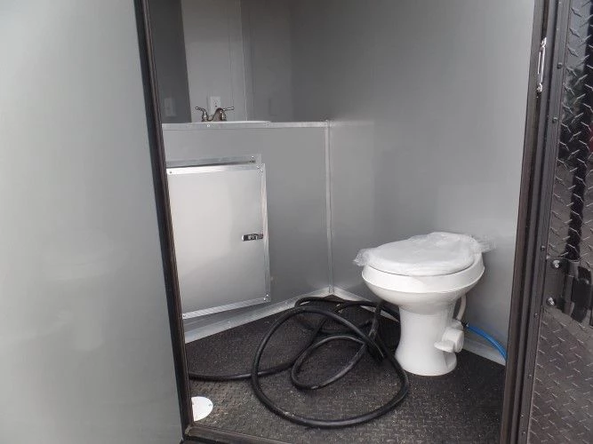 8.5' x 24' Concession Food Trailer White Event Catering 23 8.5' x 24' Concession Food Trailer White Event Catering - Image 23