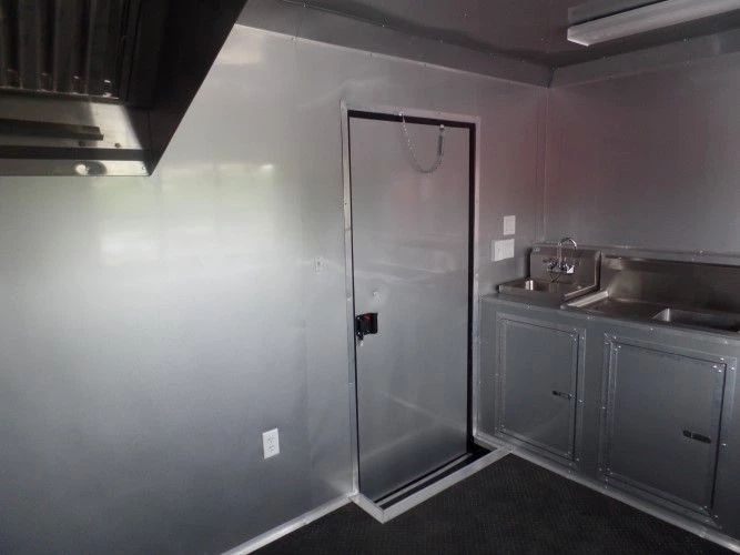 8.5' x 24' Concession Food Trailer White Event Catering 18 8.5' x 24' Concession Food Trailer White Event Catering - Image 18