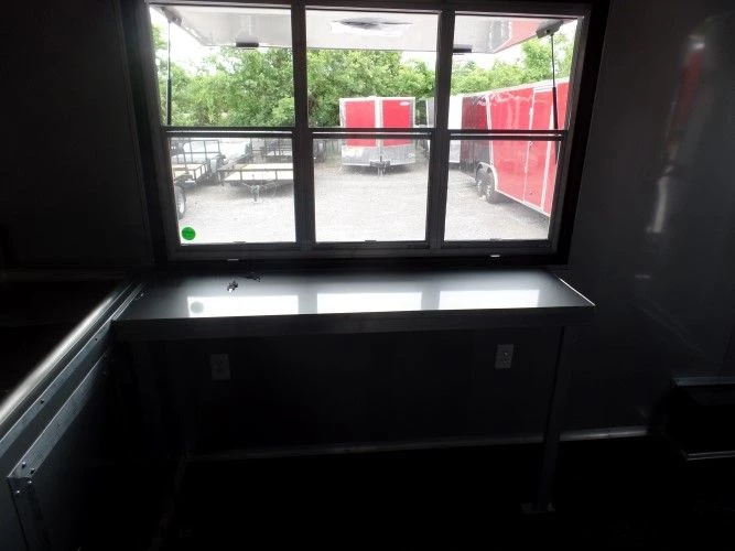 8.5' x 24' Concession Food Trailer White Event Catering 21 8.5' x 24' Concession Food Trailer White Event Catering - Image 21