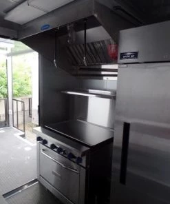 8.5' x 24' White Concession Food Trailer With Appliances -Cheap Concession Trailers Shop sam 1777