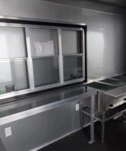 8.5' x 24' White Concession Food Trailer With Appliances -Cheap Concession Trailers Shop sam 1779