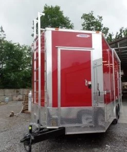 8.5' x 16' Concession Food Trailer Red -Cheap Concession Trailers Shop sam 1784