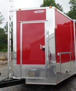 8.5' x 16' Concession Food Trailer Red -Cheap Concession Trailers Shop sam 1787