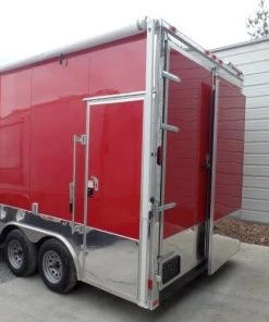 8.5' x 16' Concession Food Trailer Red -Cheap Concession Trailers Shop sam 1792