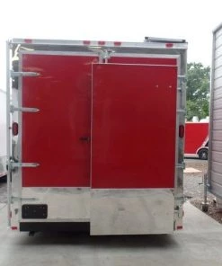 8.5' x 16' Concession Food Trailer Red -Cheap Concession Trailers Shop sam 1793