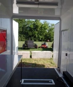 8.5' x 16' Concession Food Trailer Red -Cheap Concession Trailers Shop sam 1813
