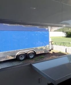 8.5' x 16' Concession Food Trailer Red -Cheap Concession Trailers Shop sam 1814