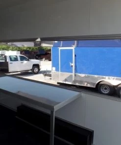 8.5' x 16' Concession Food Trailer Red -Cheap Concession Trailers Shop sam 1815