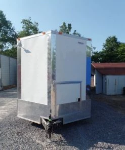8.5' x 32' White Concession Food Trailer With Appliances -Cheap Concession Trailers Shop sam 1823 1