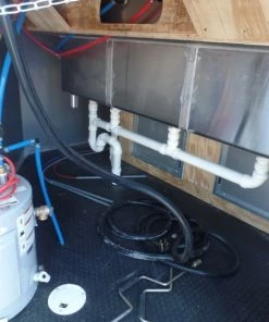 8.5' x 32' White Concession Food Trailer With Appliances -Cheap Concession Trailers Shop sam 1824 1