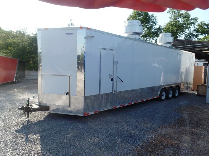 8.5' x 32' Concession Food Trailer Concession White Event Catering 5 8.5' x 32' Concession Food Trailer Concession White Event Catering - Image 5