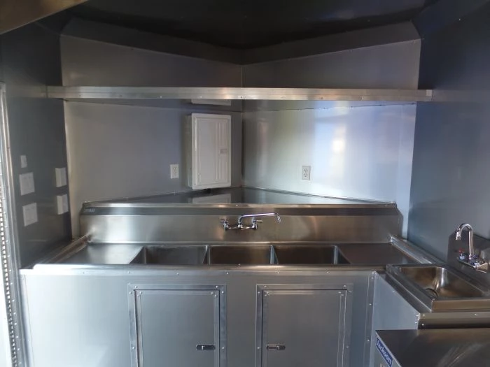 8.5' x 32' Concession Food Trailer Concession White Event Catering 22 8.5' x 32' Concession Food Trailer Concession White Event Catering - Image 22