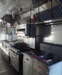 8.5' x 32' White Concession Food Trailer With Appliances -Cheap Concession Trailers Shop sam 1828 1