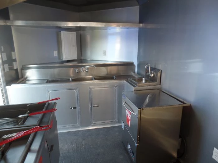 8.5' x 32' Concession Food Trailer Concession White Event Catering 7 8.5' x 32' Concession Food Trailer Concession White Event Catering - Image 7