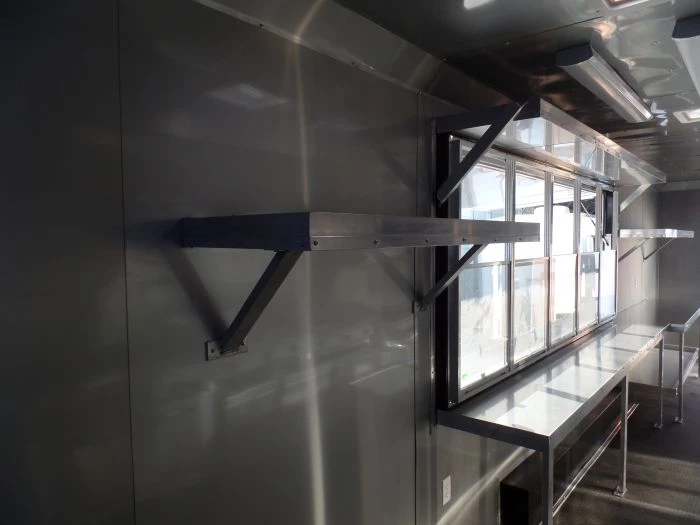 8.5' x 32' Concession Food Trailer Concession White Event Catering 17 8.5' x 32' Concession Food Trailer Concession White Event Catering - Image 17