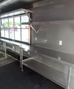 8.5' x 32' Concession Food Trailer Concession White Event Catering 73 8.5' x 32' Concession Food Trailer Concession White Event Catering -Cheap Concession Trailers Shop sam 1833