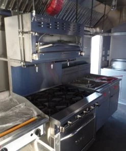 8.5' x 32' White Concession Food Trailer With Appliances -Cheap Concession Trailers Shop sam 1839 1