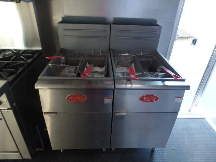 8.5' x 32' Concession Food Trailer Concession White Event Catering 36 8.5' x 32' Concession Food Trailer Concession White Event Catering - Image 36