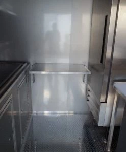 8.5' x 16' Concession Food Trailer White Pizza Event Catering -Cheap Concession Trailers Shop sam 1863